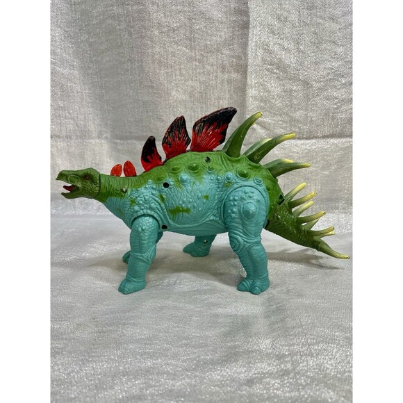 Jurassic Stegosaurus Dinosaur Toy Roar Lights & Sounds - Picture 3 of 8